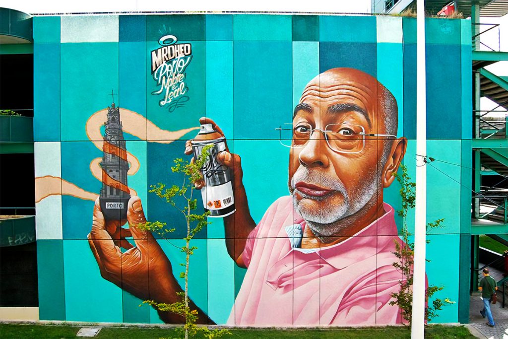 porto street art mural da trindade